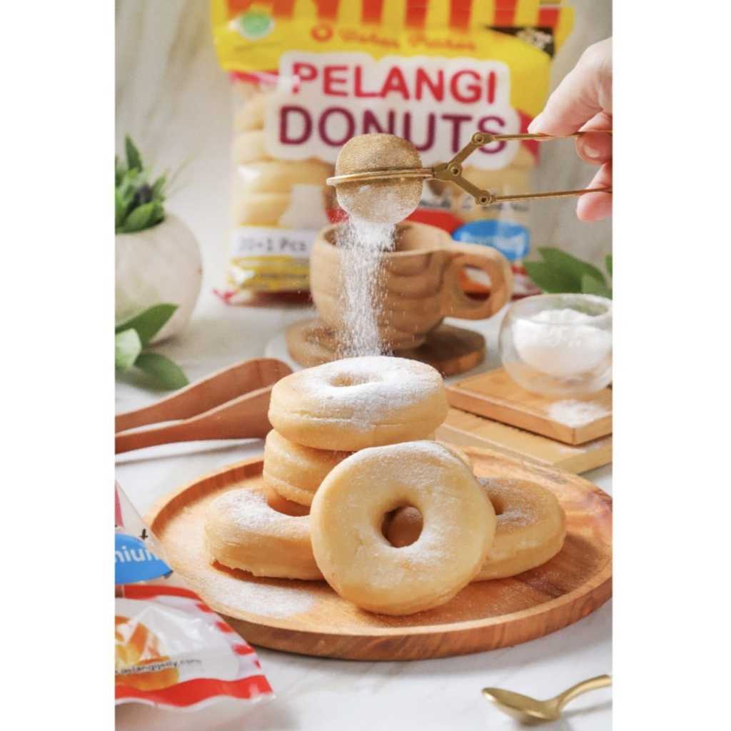 Donat Pelangi Kentang Besar Frozen Isi 10