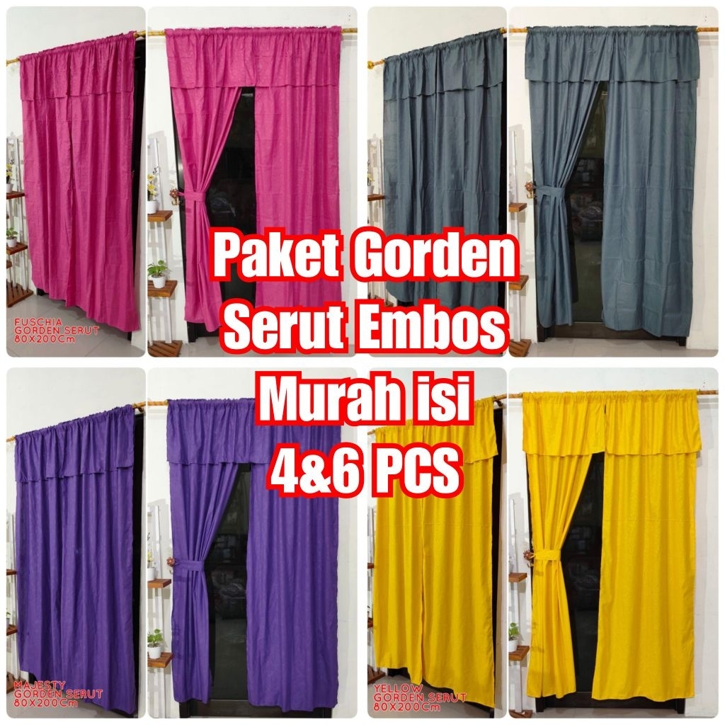 GORDEN SERUT/GORDEN PINTU/GORDEN JENDELA / GORDEN SERIT JENDELA PIMTU /Gorden Jendela Serut Rumbai 1