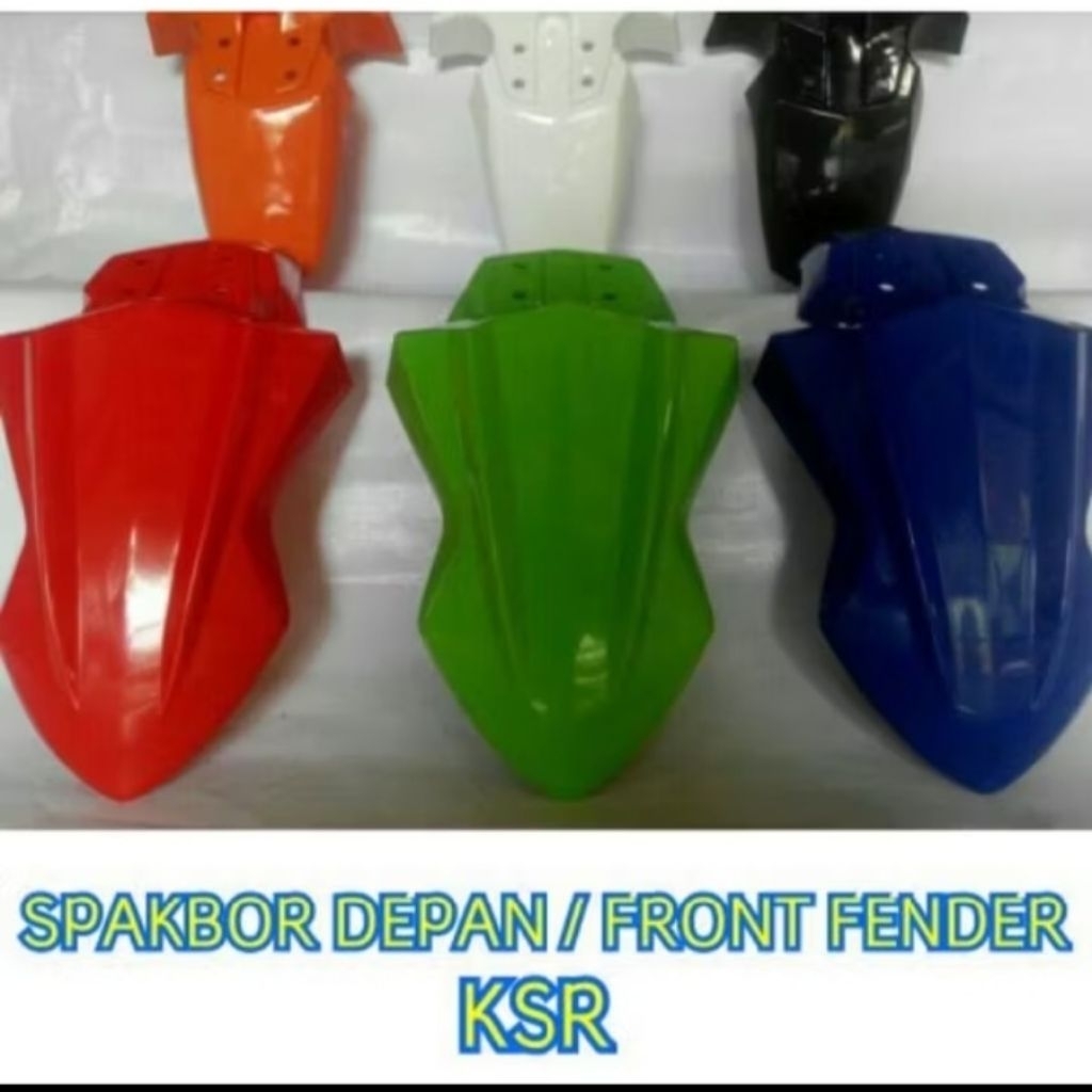 SPAKBOR DEPAN KSR SEPAKBOR DEPAN KSR SLEBOR DEPAN KSR REAR FENDER KSR FRONT FENDER KSR KAP DEPAN KSR