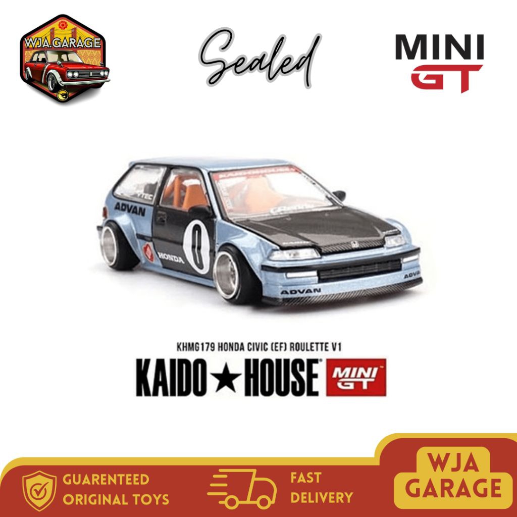 KHMG179 -  Mini GT Kaido House Honda Civic EF Roulette V1