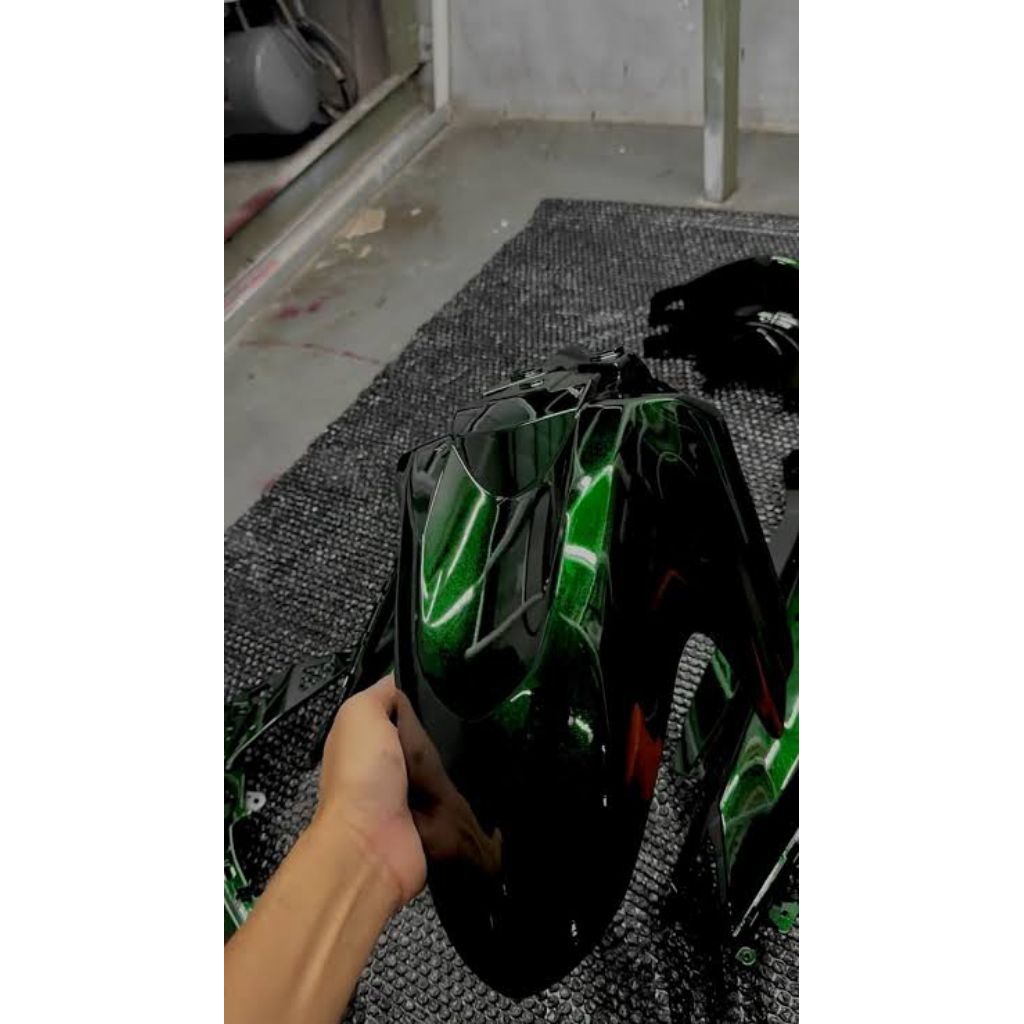 Cat PU Moonlight Green 250ml Cat Motor bukan Cat Duco