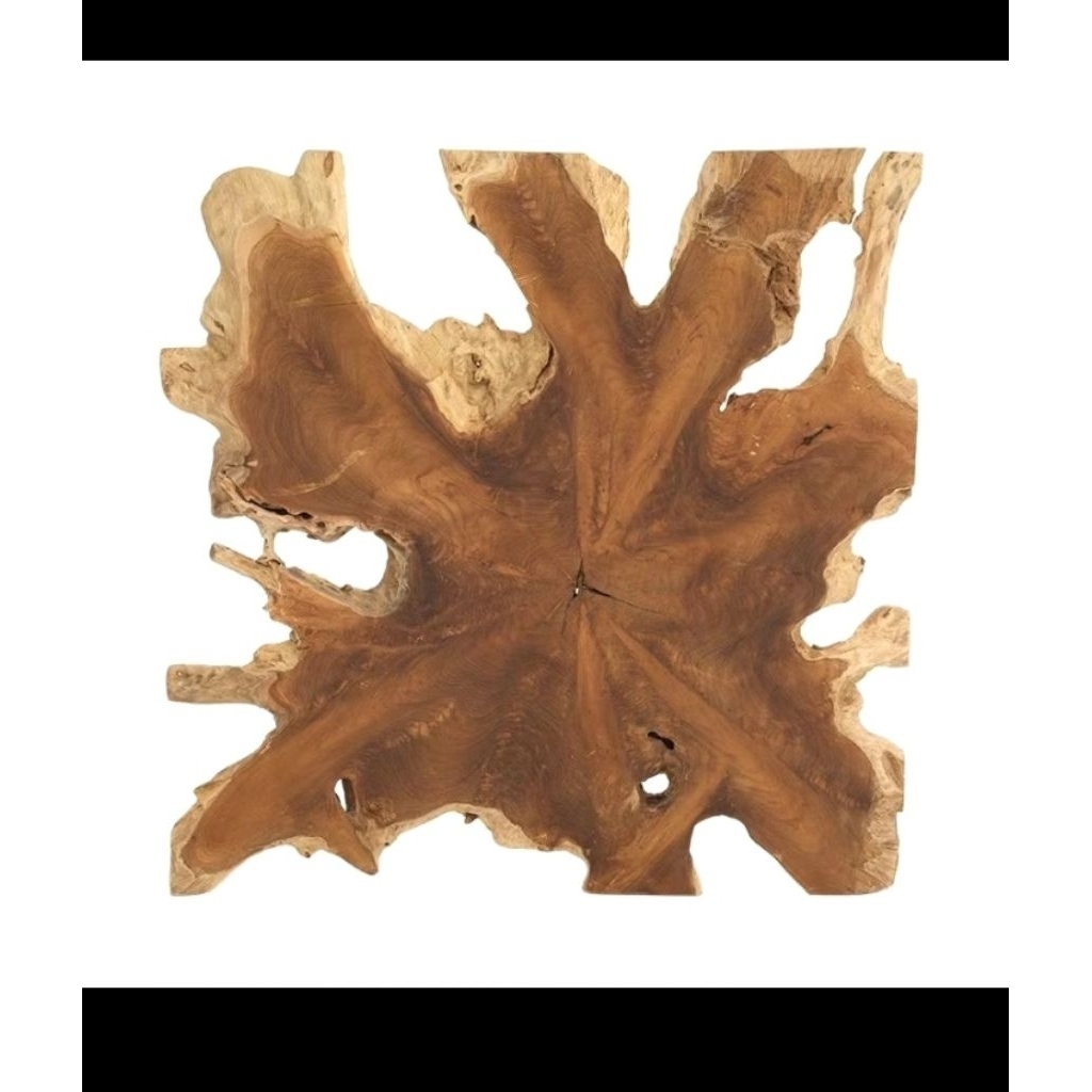 top table bintangan kayu jati