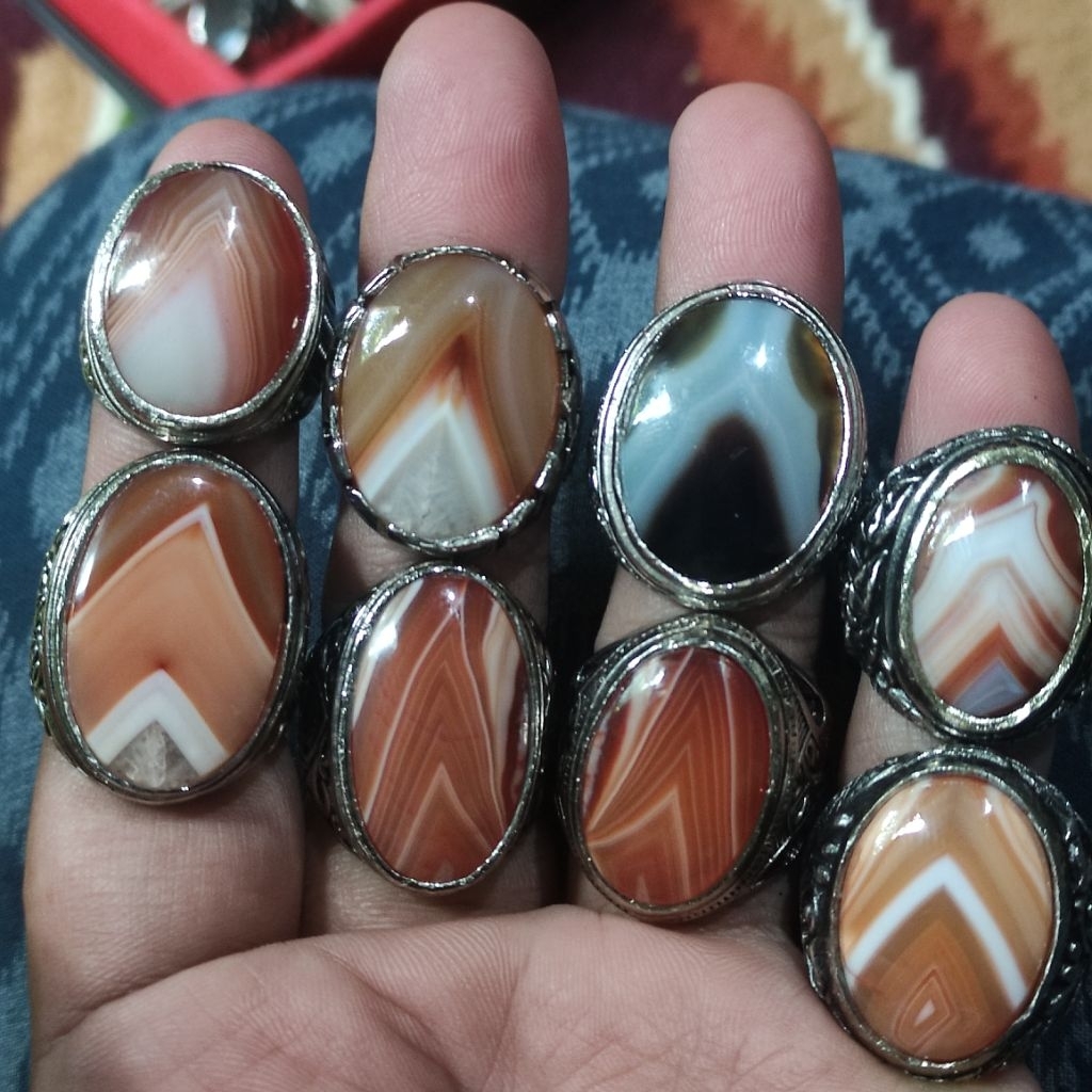 Cincin batu akik junder jungjung drajat 100% asli alam Natural (N)