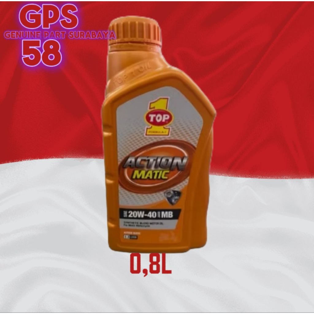 Oli Matic Top1 0,8L 20W-40 Original