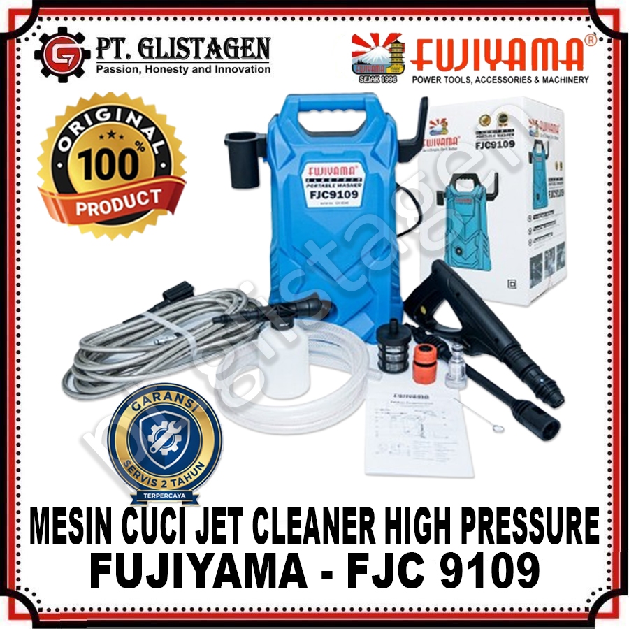 FUJIYAMA FJC-9109 Mesin Jet Cleaner High Pressure Mesin Cuci Steam Motor Mobil Ac Jet Cleaner High P