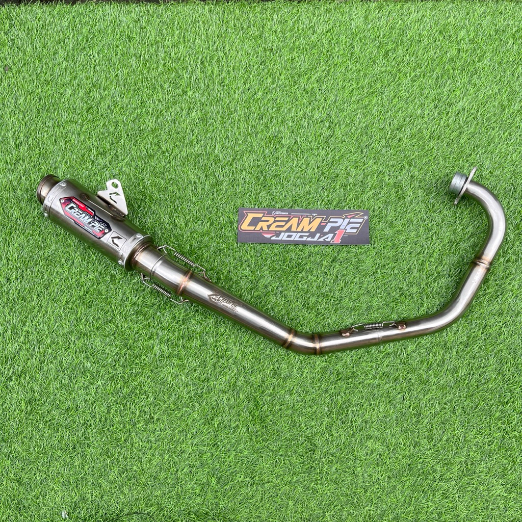 Knalpot Creampie Satria Fu FU FI CR9 Injeksi Fi Roadrace Stenlis