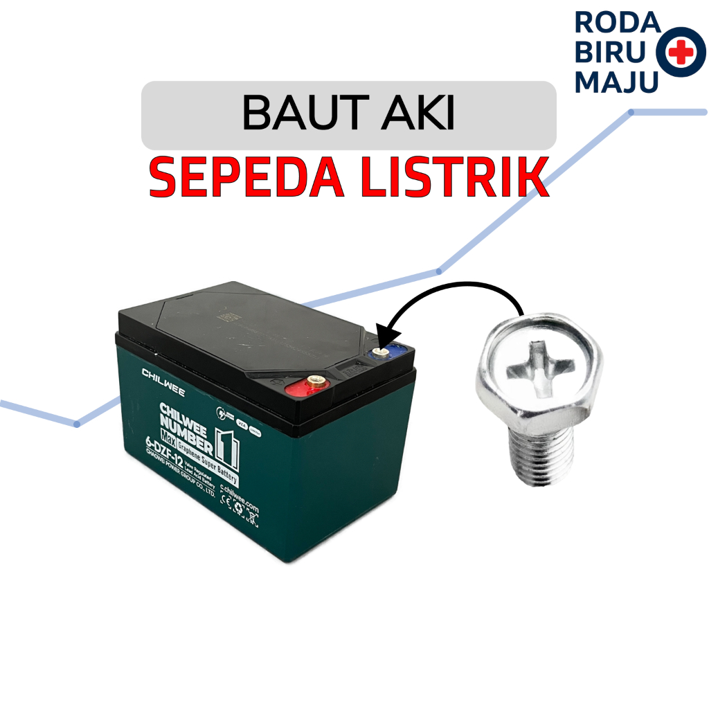 Baut Baterai Aki Sepeda Listrik