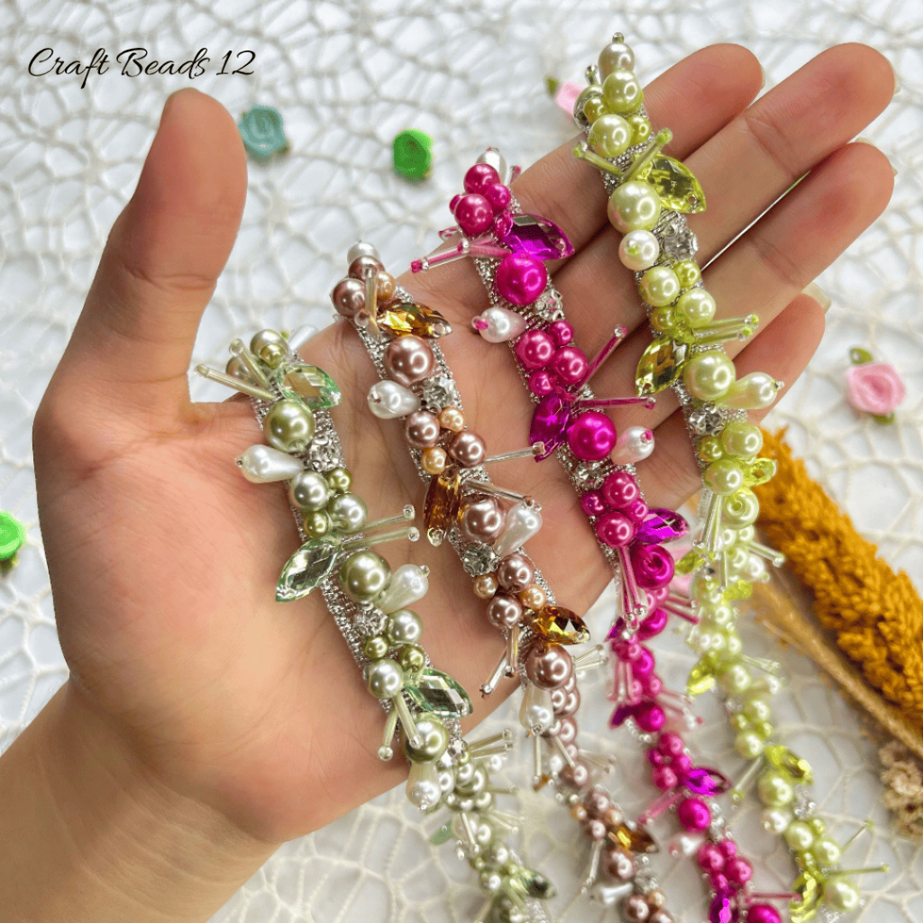 Payet Rangkai Mutiara N3 | Payet Mutiara / Payet Leher / Payet Pinggang / Payet Dada / Bisa Custom W