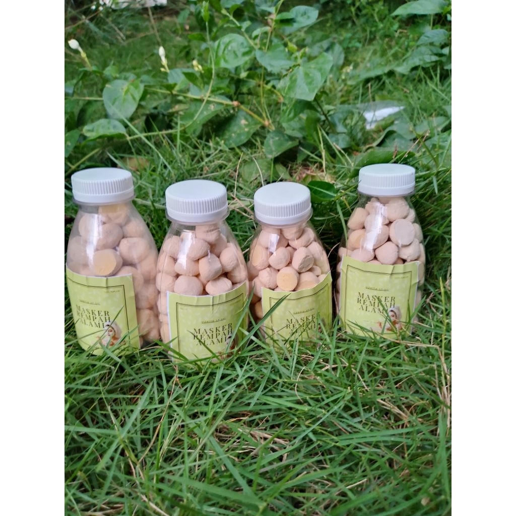 Ozella skincare Bedak Dingin Masker Wajah untuk menghilangkan flek Hitam