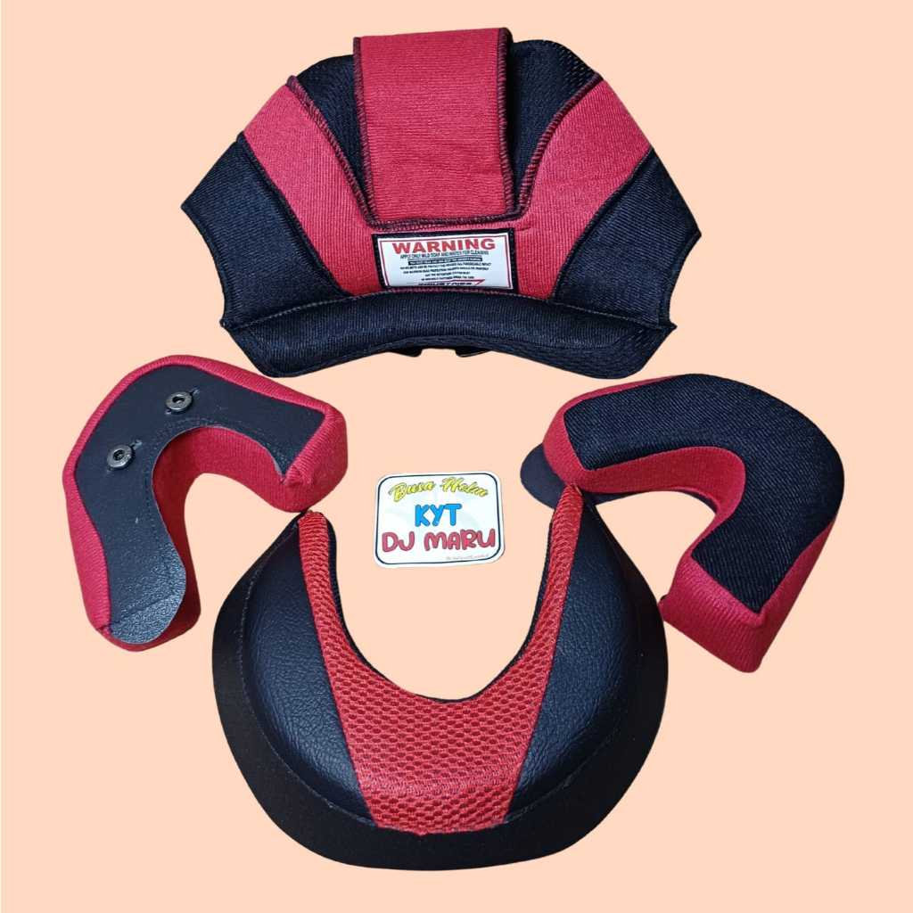 BUSA HELM KYT DJ MARU KANCING BESI - PREMIUM MIRIP ORI, EMPUK & PRESISI