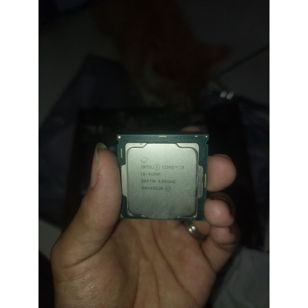 mobo h310 lga 1151 + prosesor i3 9100f 3.60ghz