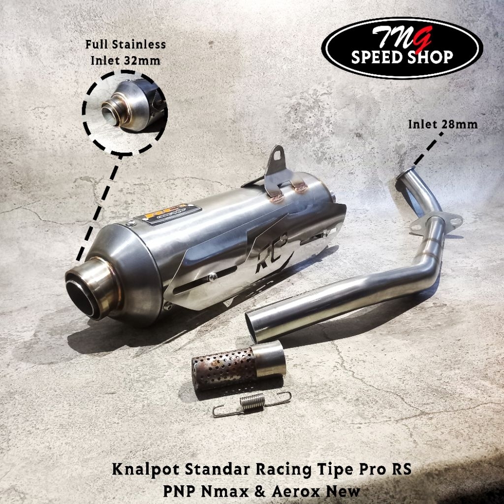 KNALPOT MATIC STARBOK STANDAR RACING RC3 RACING NMAX AEROX 155 VVA NEW TIPE PRO RS TERMURAH TERBAGUS
