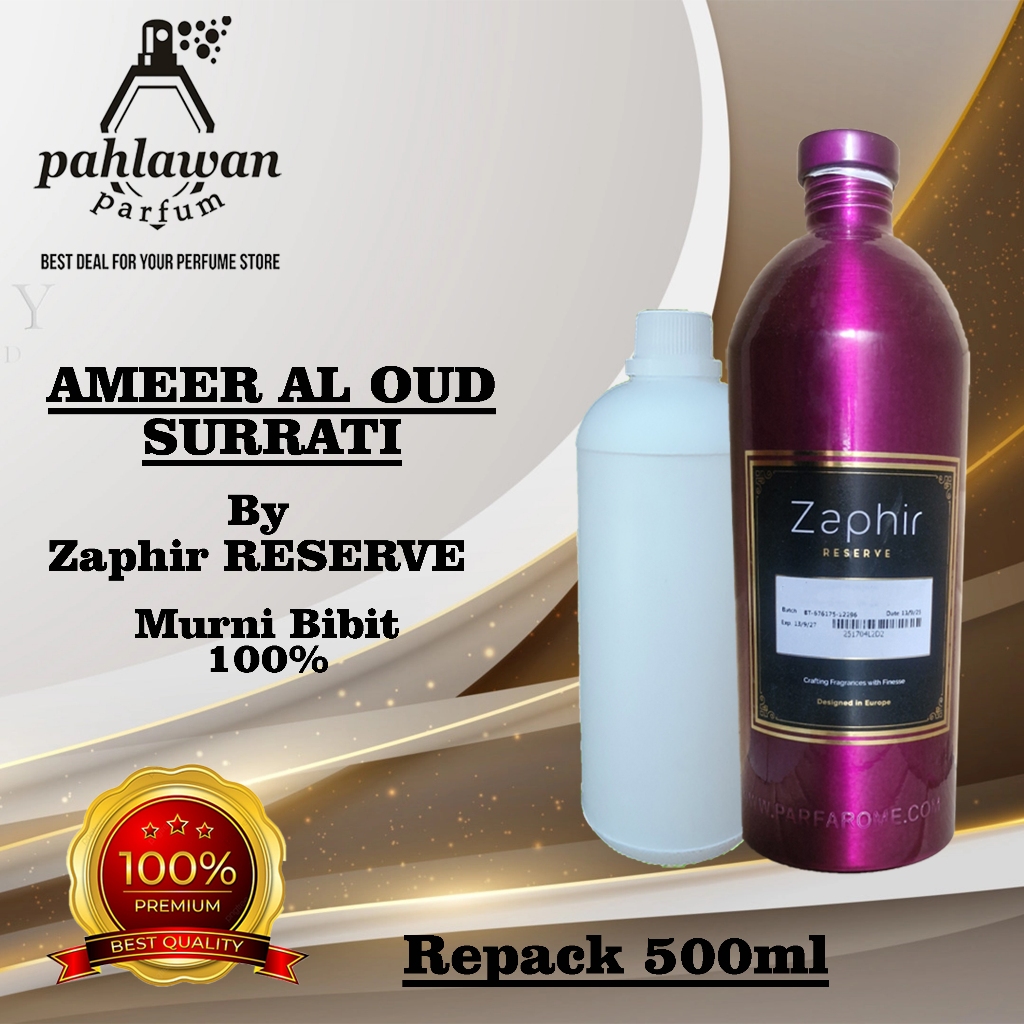 Ameer Al Oud Parfarome Premium 500ml. Murni Bibit Tidak Segel