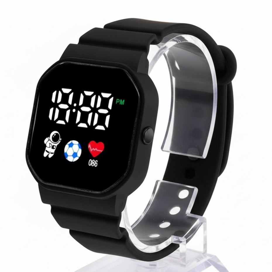 jam tangan anak anak laki laki digital led anti air keren
