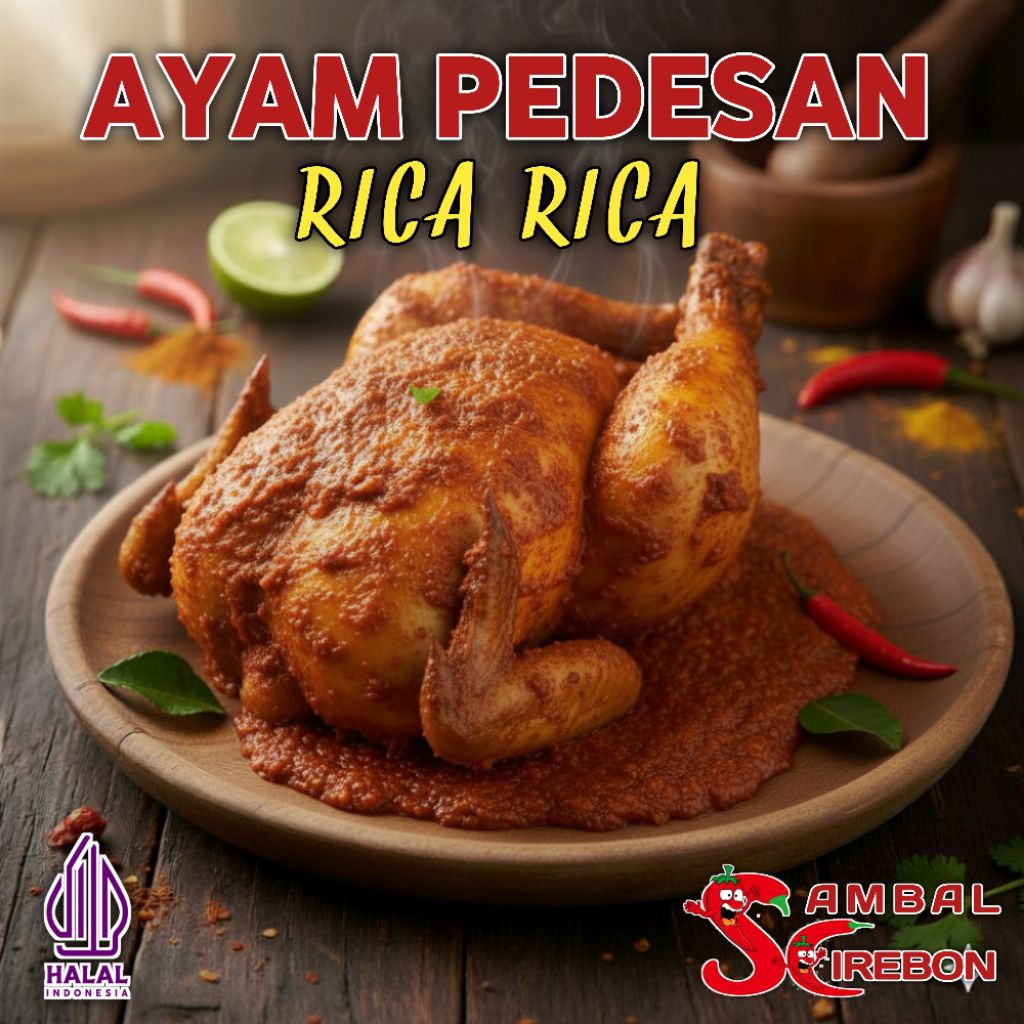 AYAM PEDESAN RICA RICA frozen khas cirebon pedes gurih mantap jeh.w