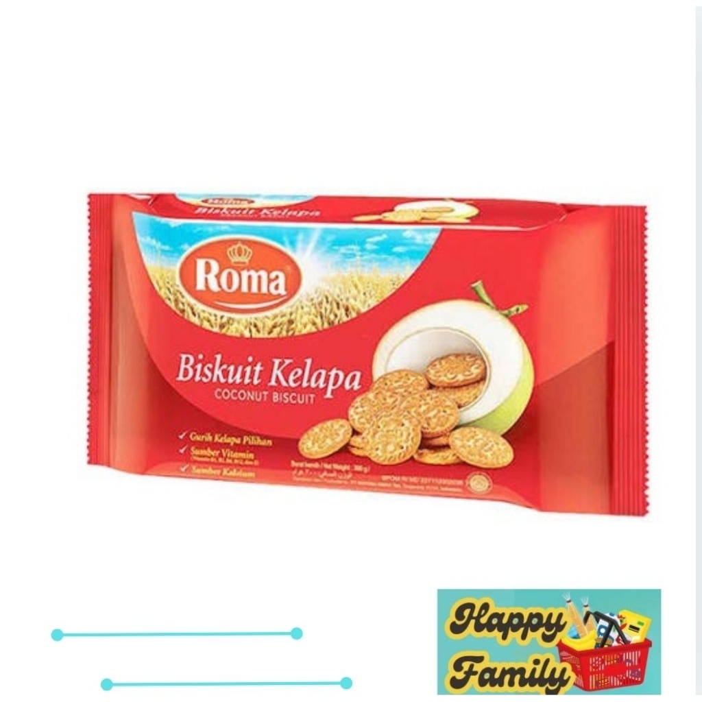 Biskuit Kelapa Roma Isi 300 gr