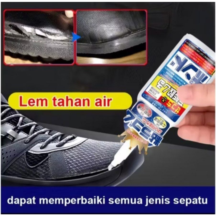 LEM SOL SEPATU BOLA SUPER KUAT TAHAN AIR ORIGINAL JEPANG SENDAL RUNNING KULIT CANVAS KARET
