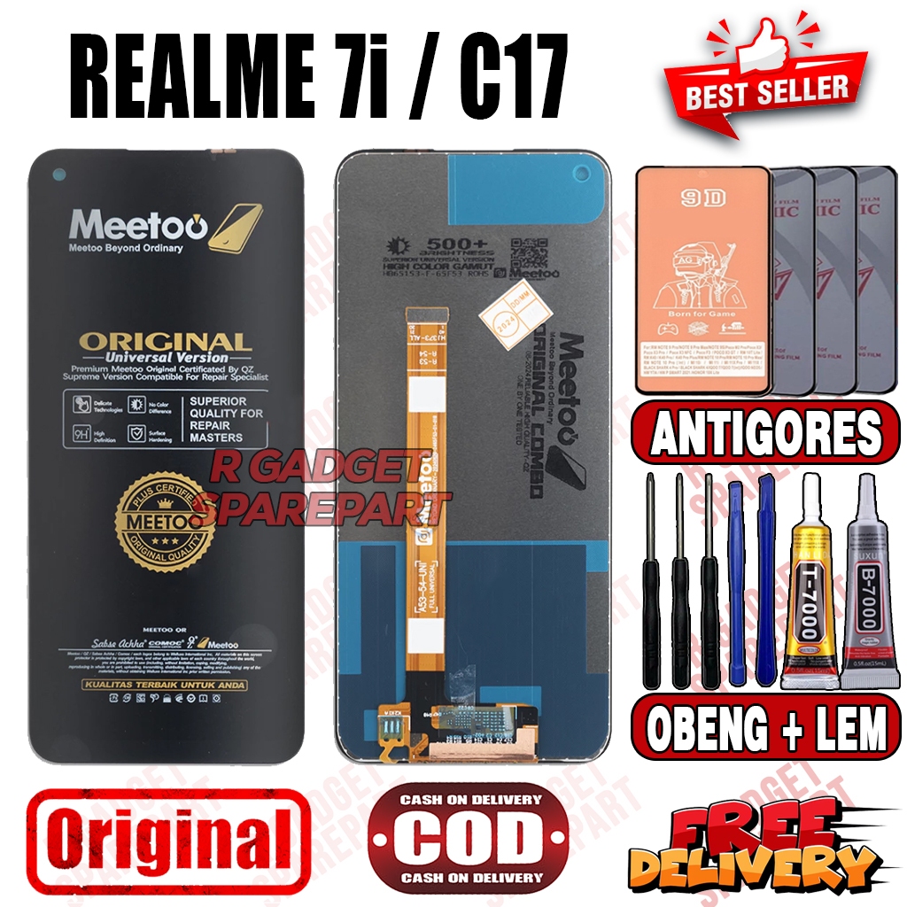 Lcd Touchscreen REALME 7i / REALME C17 Original MEETOO Fullset