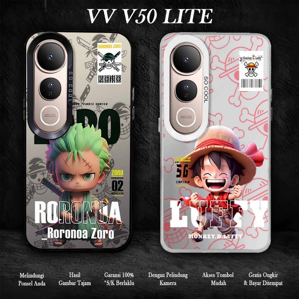 Case Premium Vivo v50 Lite Motif  One Piece - Case Hp So cool premium Vivo v50 Lite  - Case Hp Vivo 