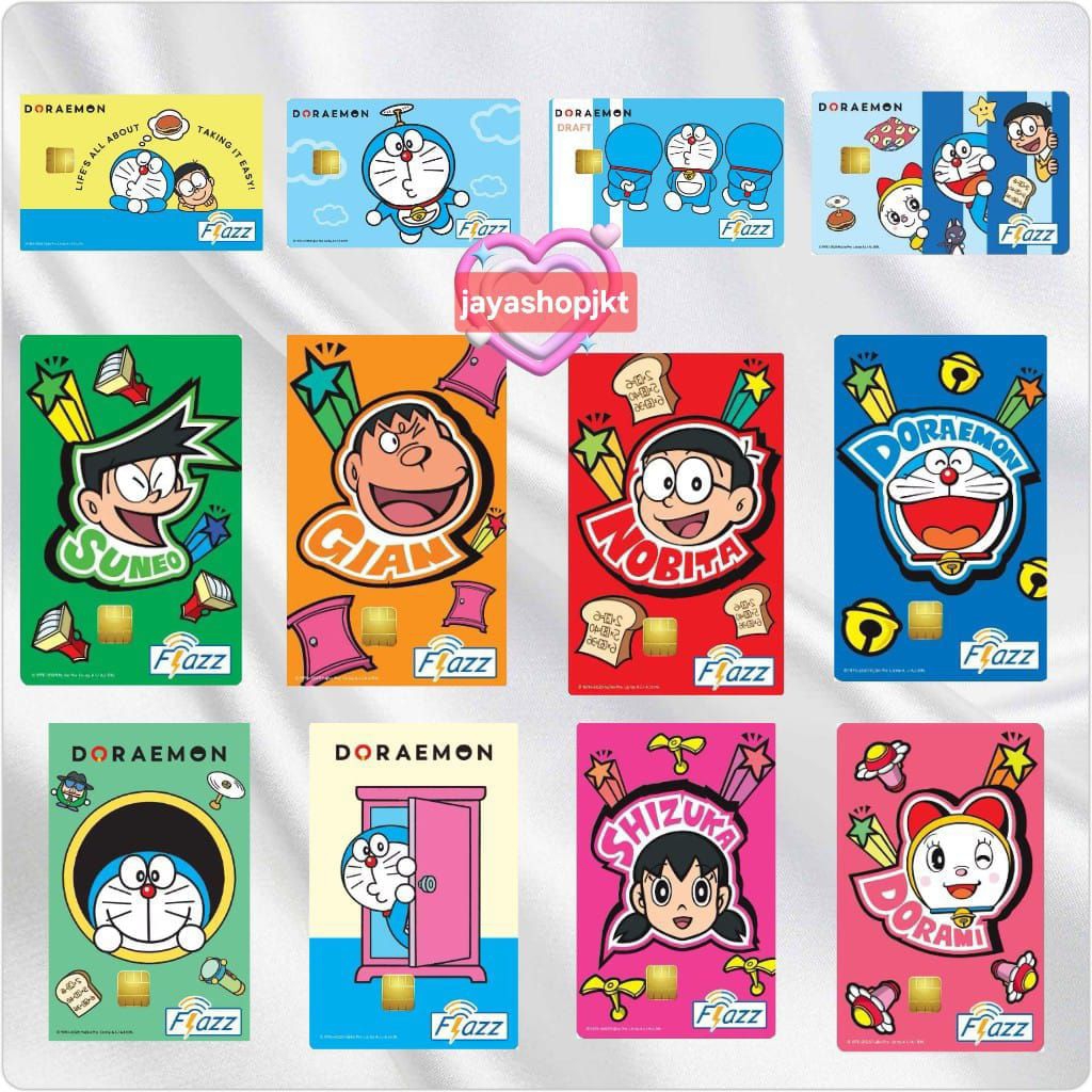 Kartu FLAZZ edisi Doraemon Gen2