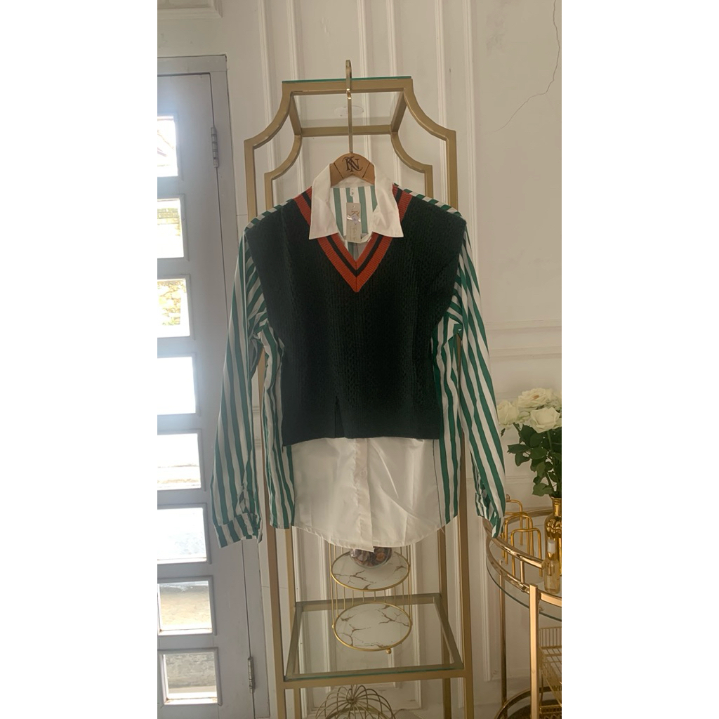 kemeja rompi style trend ootd kekinian remaja dewasa