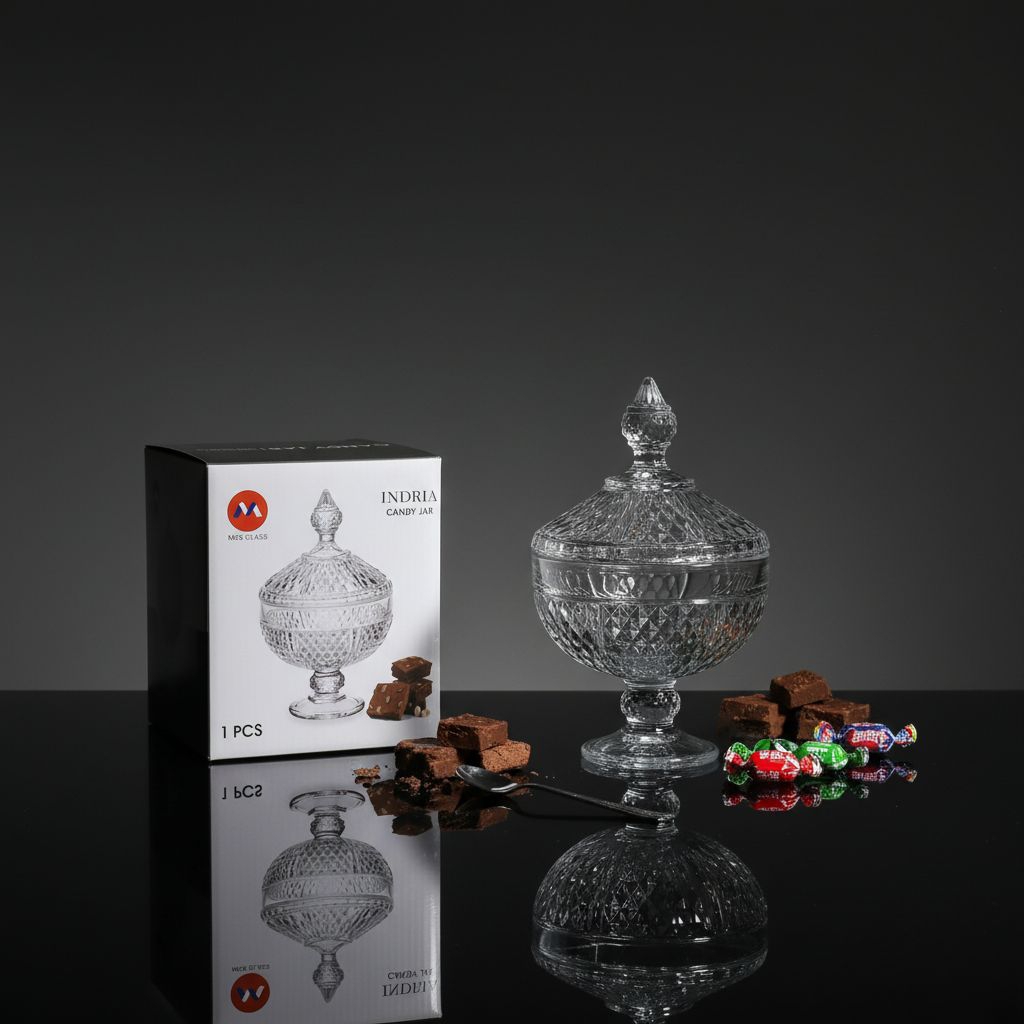 TOPLES KACA KRISTAL BESAR /TOPLES PERMEN/ CANDY JAR