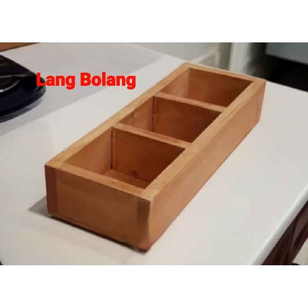 Kotak Kayu Rak 2 sekat / Kotak Kayu Rak 3 Sekat / Kotak Kayu 4 Sekat / Kotak Kayu 5 Sekat