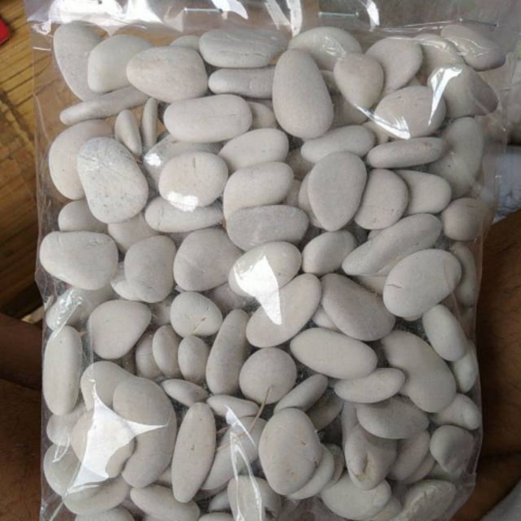 Batu Koral Putih - Batu Taman Koral Putih - Batu Hiasan Taman Per 1Kg - Hiasan Taman
