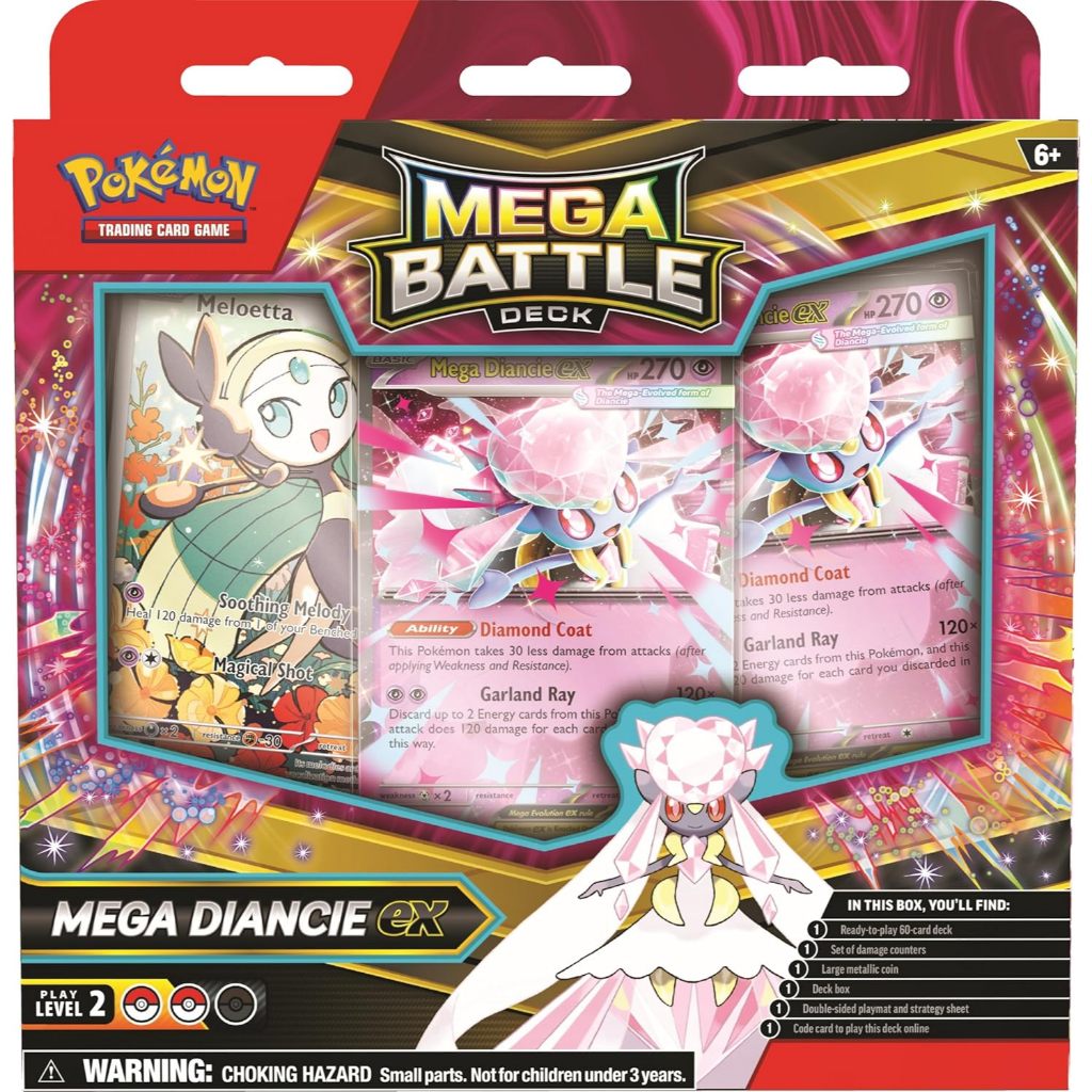 Pokémon TCG: Mega Battle Deck—Mega Gengar ex/Mega Diancie ex