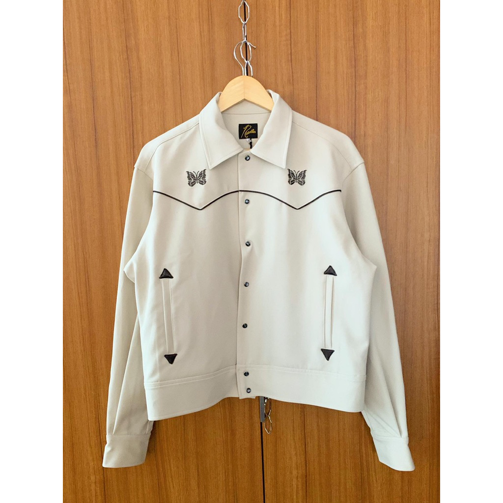 Private Eyes - Needles Beige Piping Cowboy Jacket