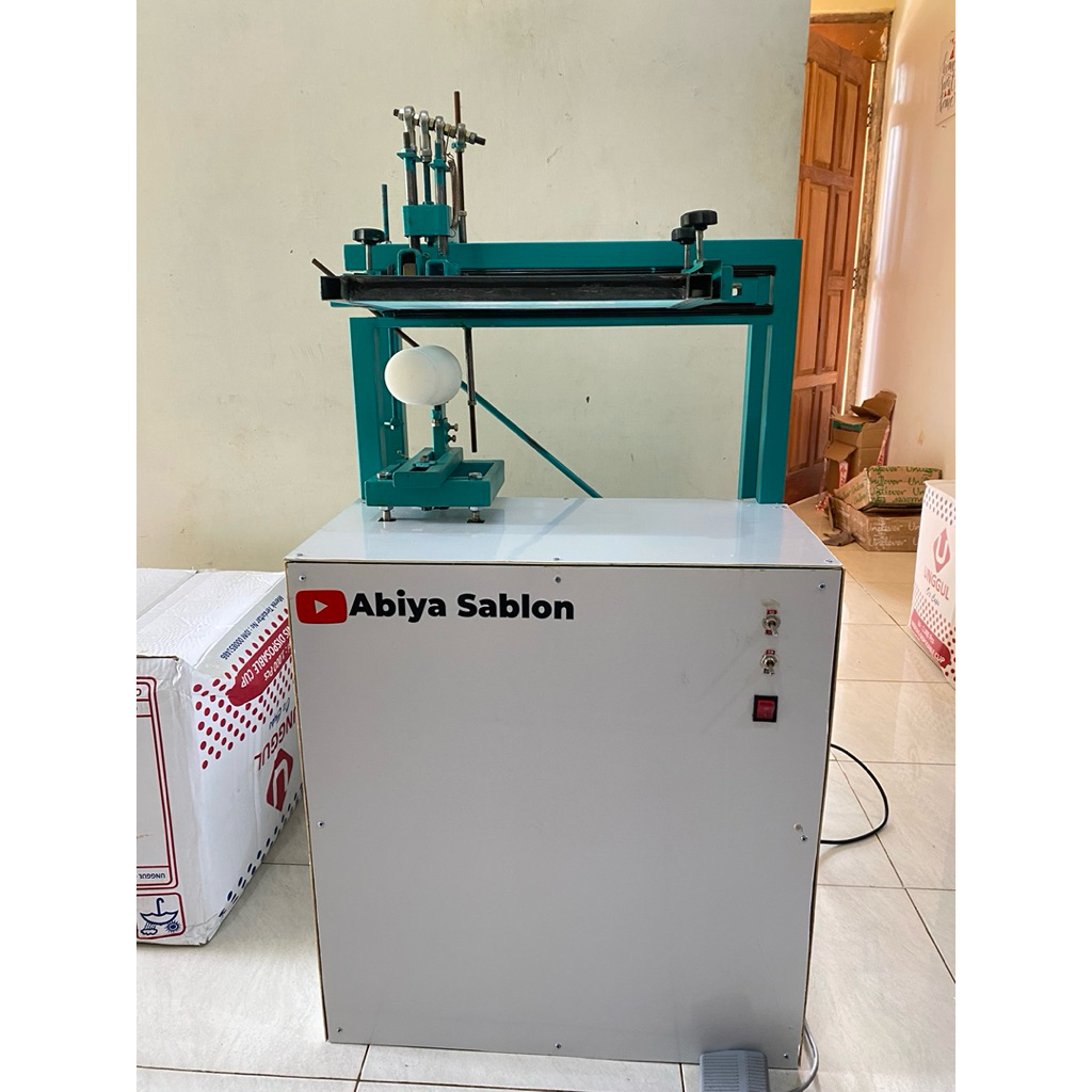 MESIN SABLON CUP OTOMATIS - FREE SCREEN - FREE MOLDING - SATU WARNA - CUP JUMBO