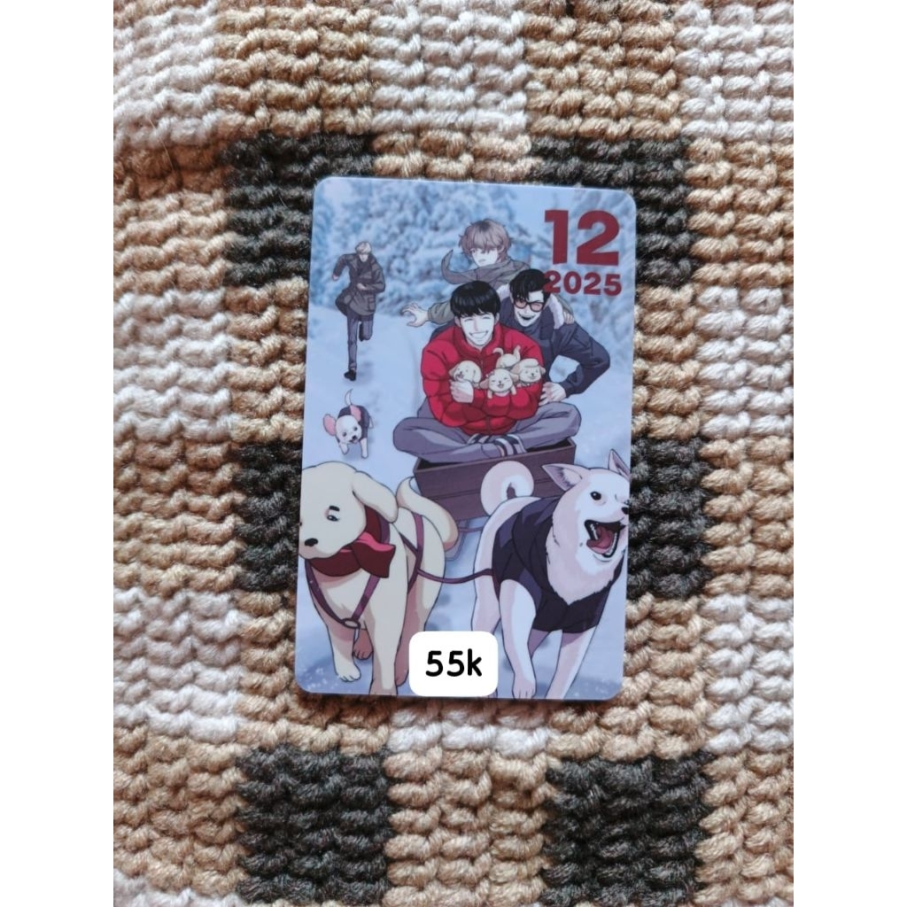 Merch Manhwa Lookism Pc Card Calendar Pop Up Store Official