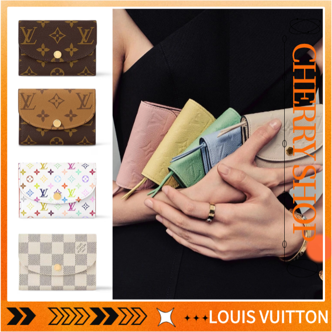 Dompet Koin Wanita Louis Vuitton Rosalie Tempat Kartu LV