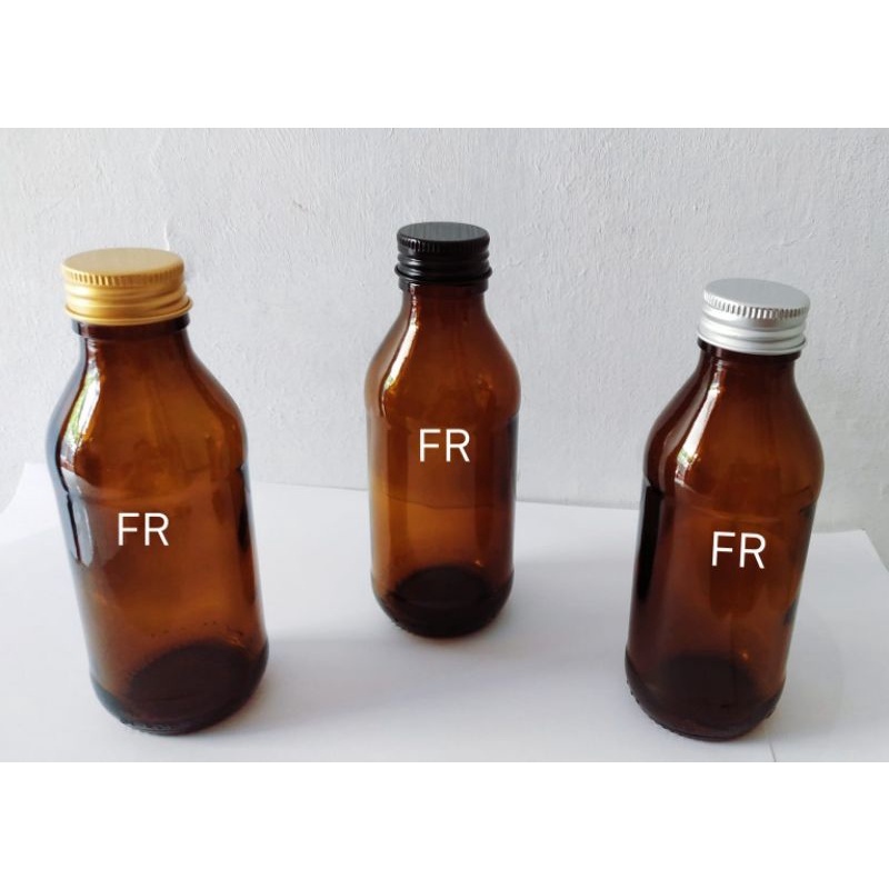 botol kaca amber 150ml botol kaca coklat 150ml