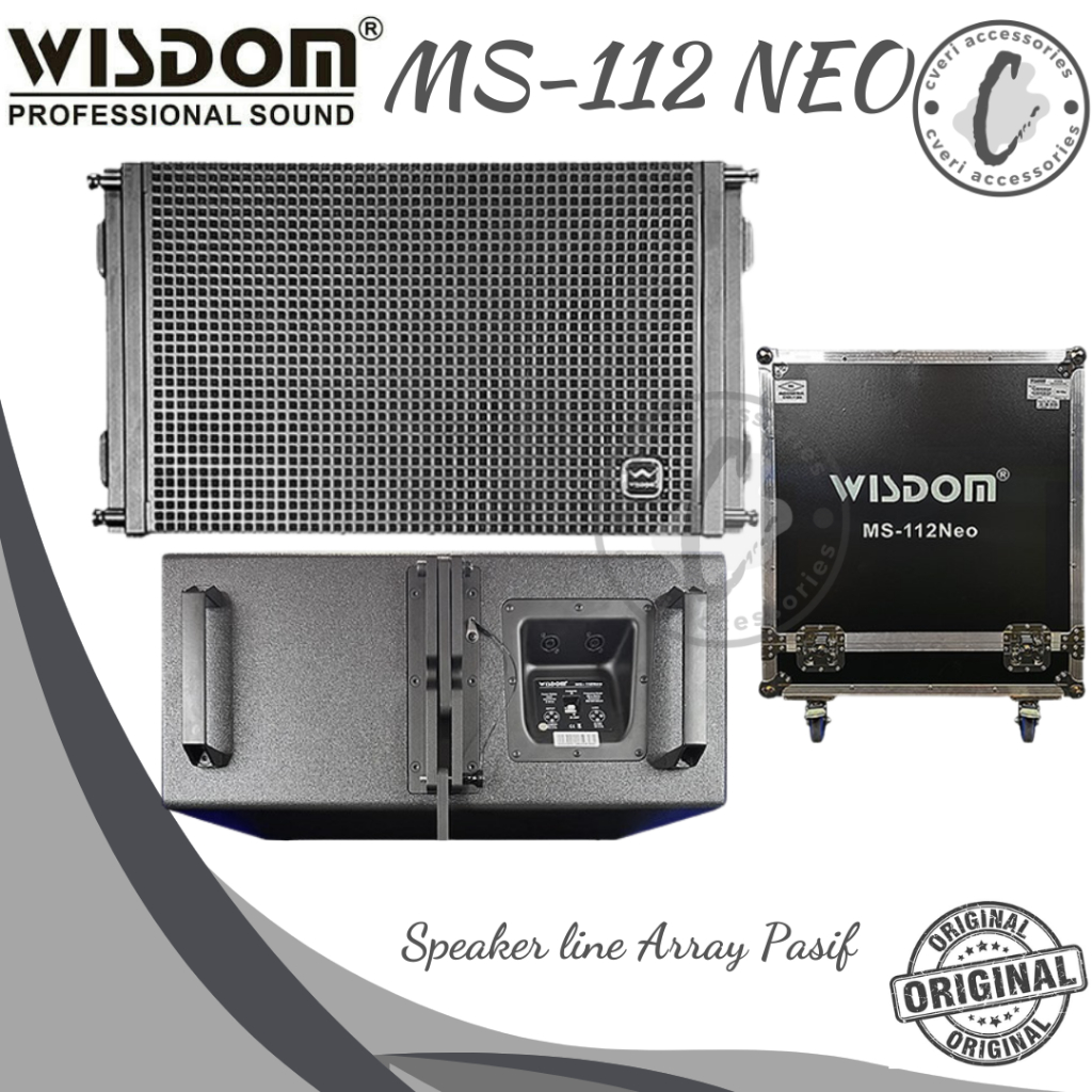 Wisdom MS-112 Neo Speaker line Array Pasif Oeiginal Wisdom MS112Neo