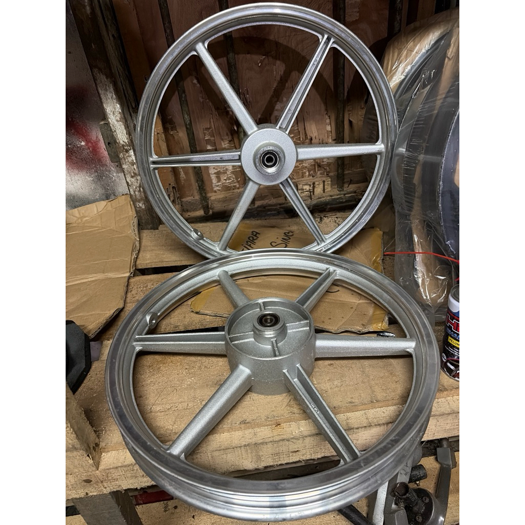 velg racing depan belakang kph kharisma silver wtc
