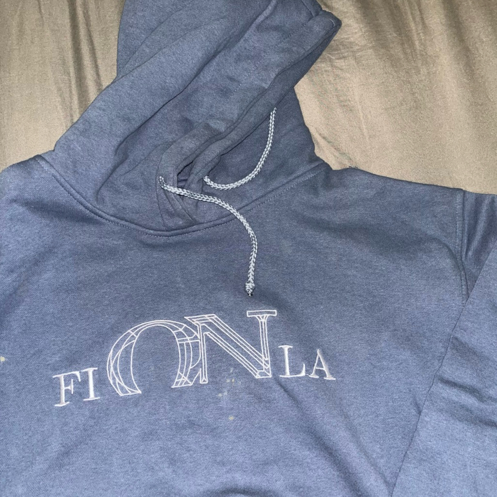 preloved hoodie FILA x BTS (unofficial)