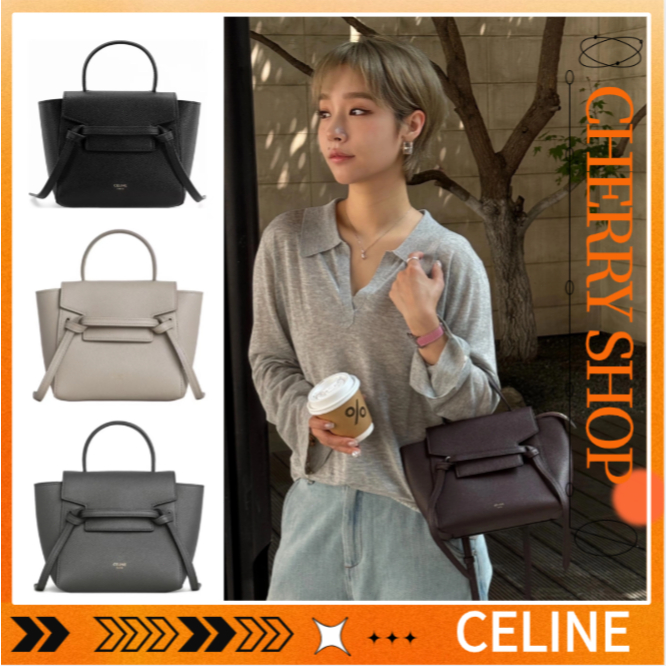 100% authentic Celine PICO bag in grained calfskin/Tas tangan wanita/tas tangan