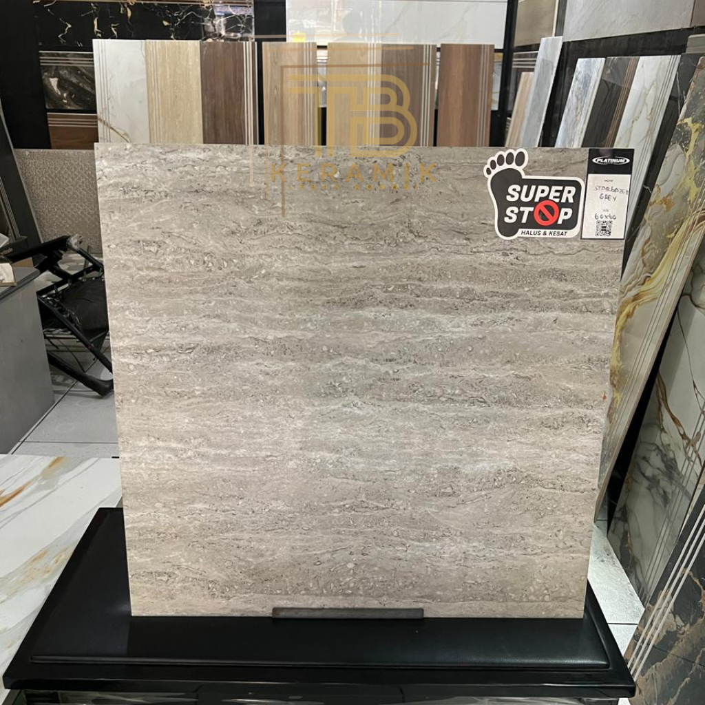 Keramik Platinum 60x60 Slip Stop Kasar Kualitas A