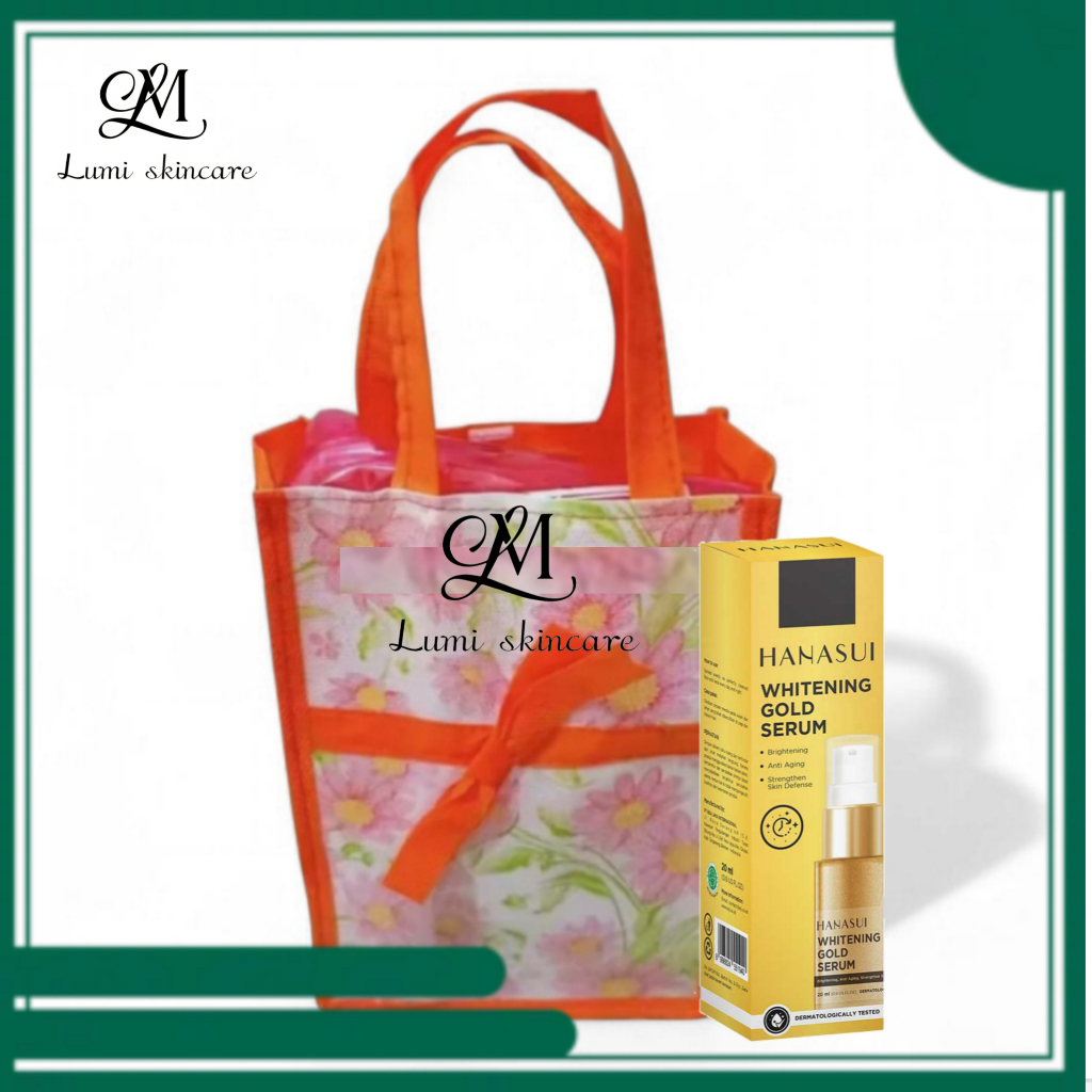 Paket Krim Besar Lumi Skincare + Serum Gold Hanasui 100% Original Lumi Skincare