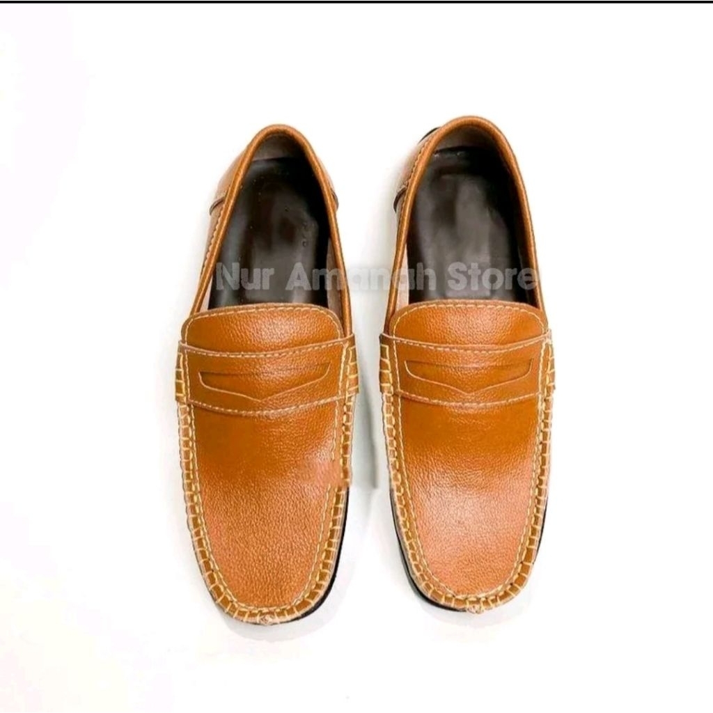 Sepatu Kulit Asli Casual SlipOn Pantofel Murah Berkualitas Terbaik Terlaris Sepatu Pria