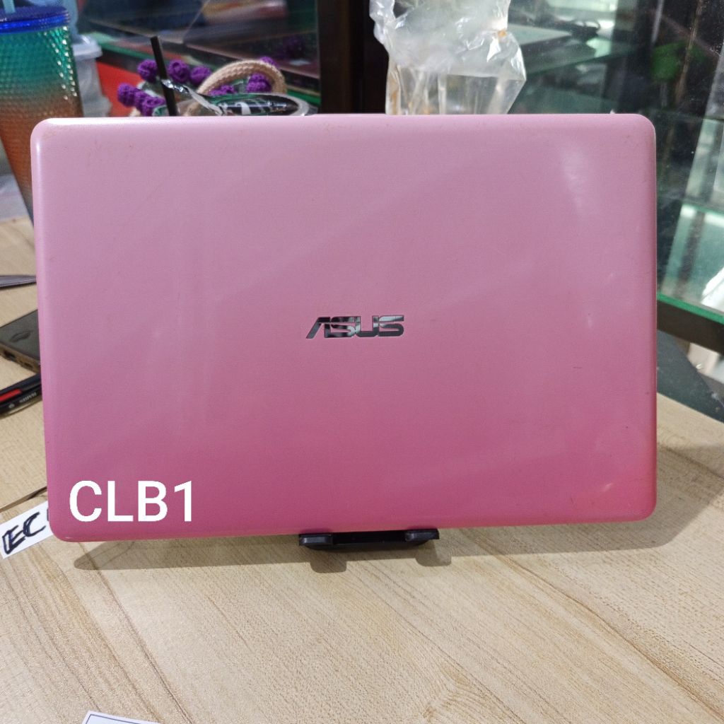 [ PINK ] Casing LCD belakang Asus E203N Normal Tested Seken Original [ back cover case kesing frame 