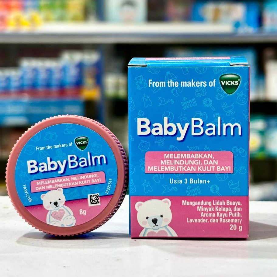 [GROSIR] VICKS VAPORUB (BABY 8GR & 20GR) ISI 12 PCS - MEREDAKAN BATUK DAN PILEK BAYI (3BULAN+)
