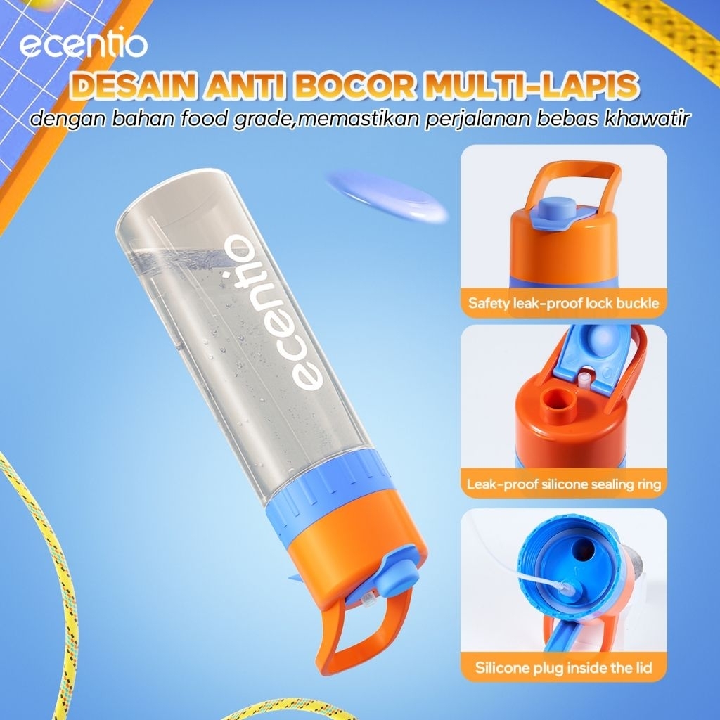 ECENTIO BOTOL MINUM SPRAY SPORT