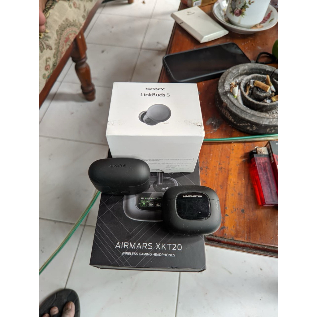 TWS sony linkbuds S + tws monster