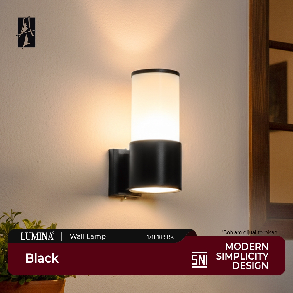 Lumina - Lampu Dinding LED Modern Minimalis Wall Lamp Outdoor Indoor Modern Hias Tembok Pagar Teras 
