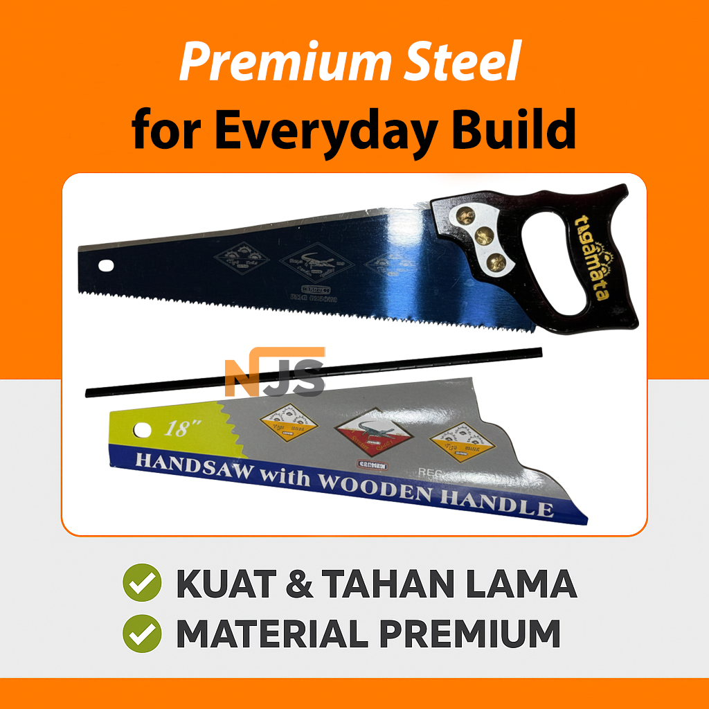 Gergaji Kayu Cap 3 MATA 18" GERMANY Kualitas Super