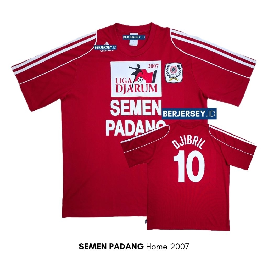 Jersey Semen Padang Home 2007 Djibril