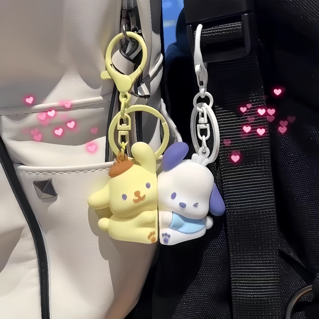 [2 Pcs] Gantungan Kunci Magnet Couple/Gantungan Kunci Magnet/Gantungan Couple/Keychain 3d/Gantungan 