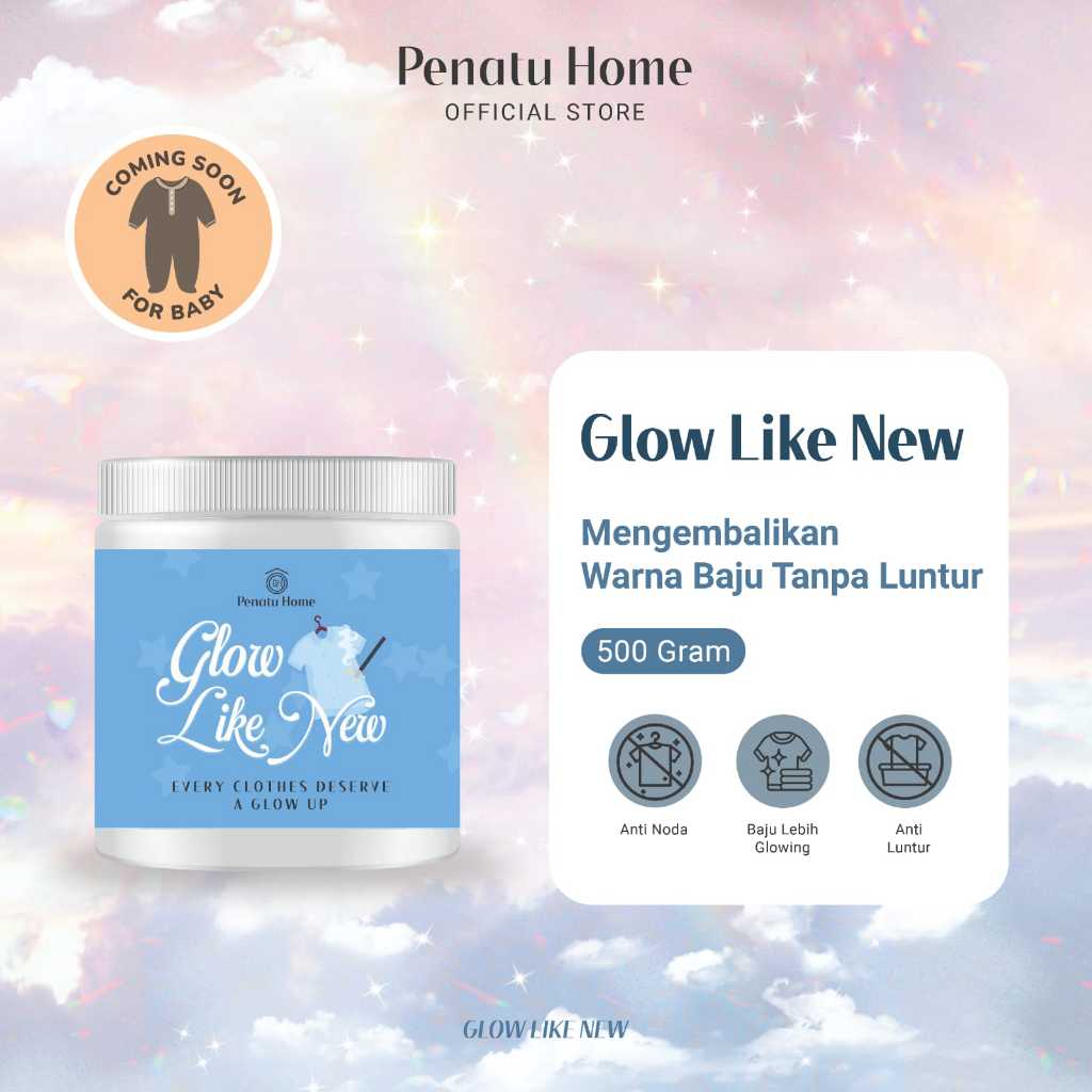 [ Penatu Home ] Glow like new - Detergent Booster 500gr